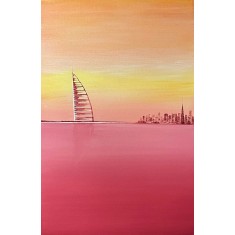 Irtiza Kazmi, 20 x 30 inches, Acrylics on Canvas, Seascape Painting, AC-IRTK-080